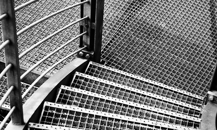 Stahltreppen in oder außerhalb von industriellen Anlagen Stahltreppe Kimmich weldingtec
