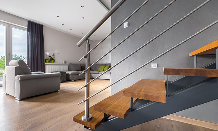 Stahltreppen mit Holz, Glas oder Kunststoff kombiniert Stahltreppe Kimmich weldingtec